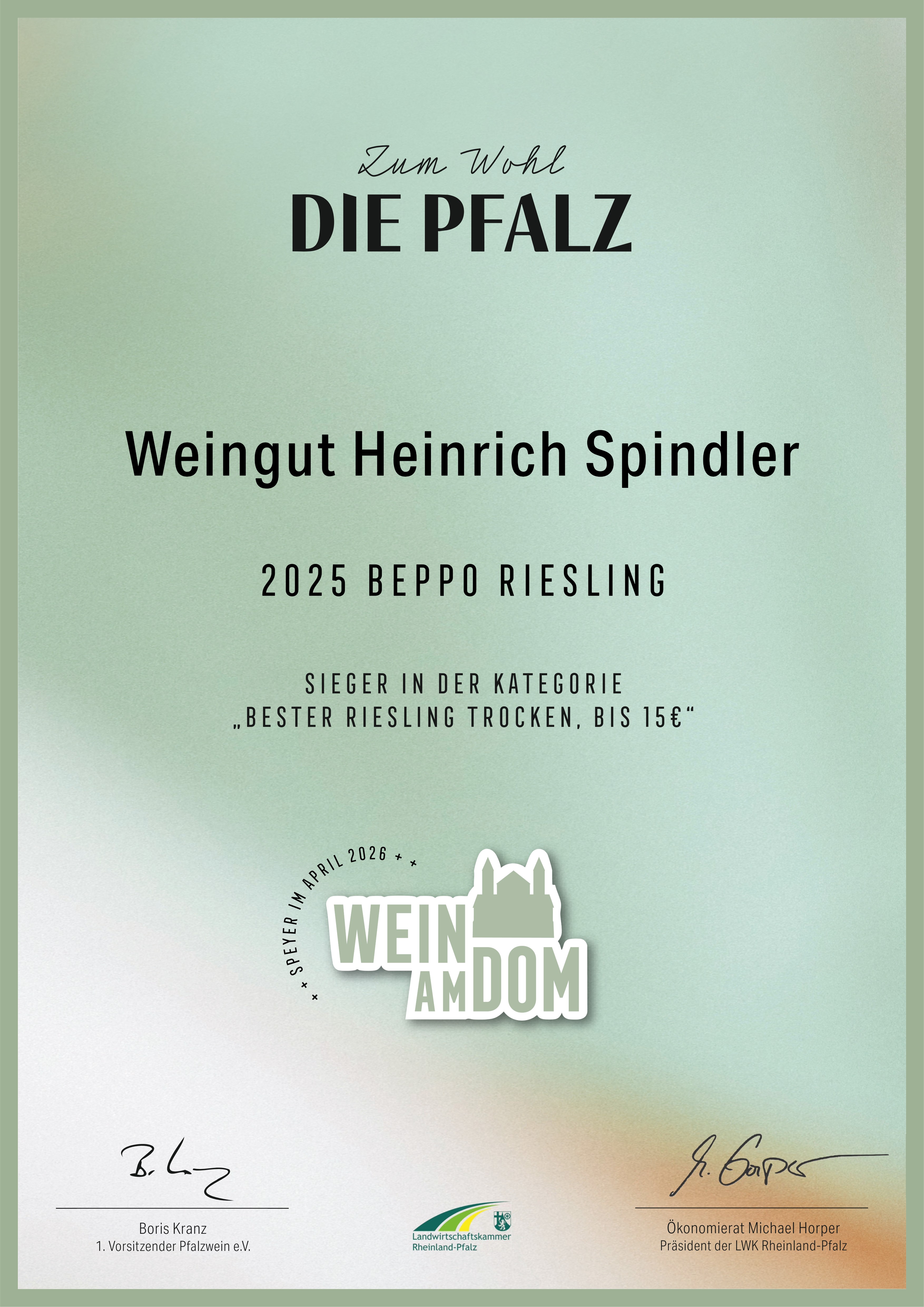 Wein am Dom Siegerpaket